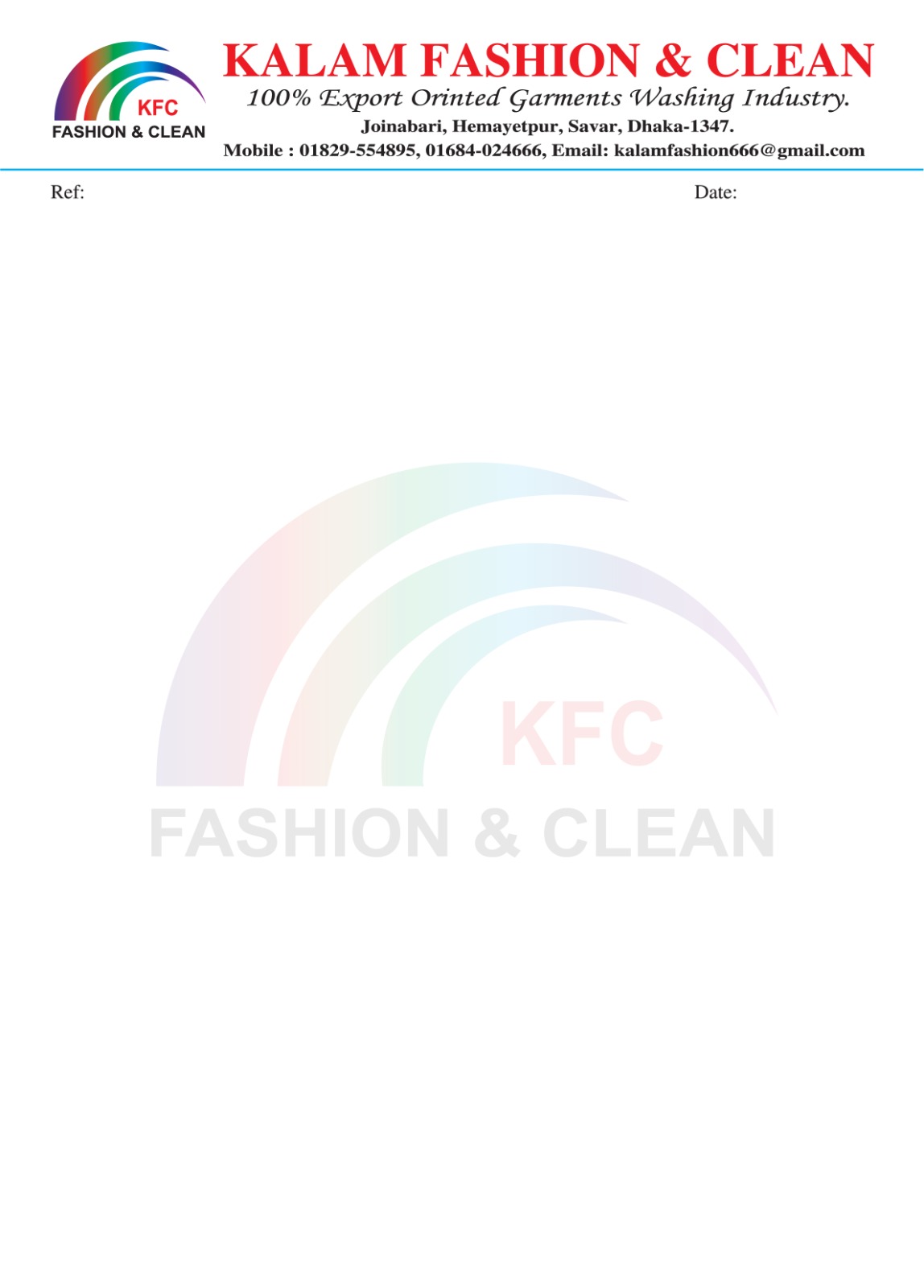 Kalam Fashion and Clean logo